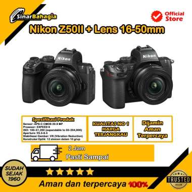 NIKON Z50 II KAMERA MIRRORLESS SB300 16-50MM