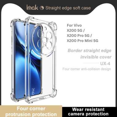 Case Vivo X200 / Pro / Pro Mini (5G) IMAK UX-4 Border Straight Edge Casing Vivo X200 Pro Mini 5G