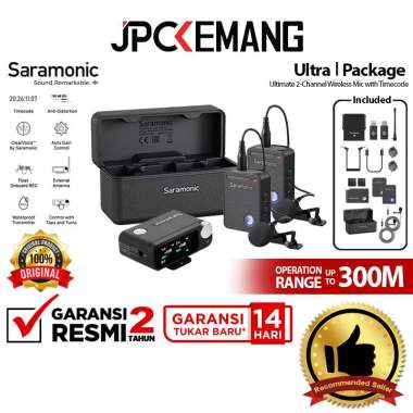 JPC KEMANG Saramonic Ultra 2-Person Digital Wireless Microphone for Camera & Smartphone Standard / P