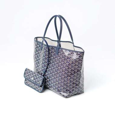 Tas GOYARD ST LOUIS NAVY TOTE BAG 100% ORIGINAL 46X27X14CM