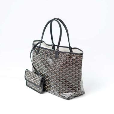 Tas GOYARD ST LOUIS BLACK TOTE BAG 100% ORIGINAL 46X27X14CM
