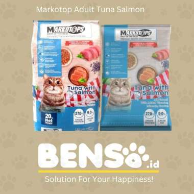 Makanan Kucing - Markotops Adult Tuna & Salmon 20kg