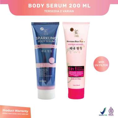 SYB BUNDLING BODY SERUM (WHITENING BODY SERUM WITH COLLAGEN + NEW SPARKLING BODY SERUM WITH GLITTER)