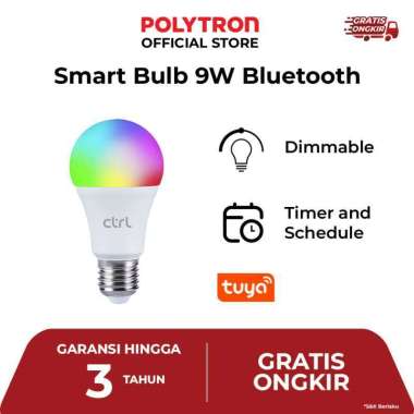 CTRL Smart LED Bulb 9W Bluetooth RGBWW Smart Home IoT Garansi 3 tahun SL B9B SL B9B 1X SL B9B