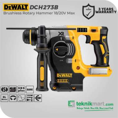 Dewalt Brushless Rotary Hammer / Bor Beton Baterai 18/20V Max DCH273B (Unit Only)