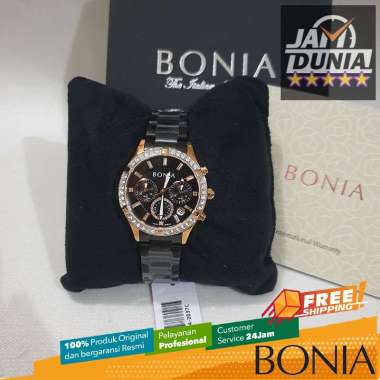 JAM BONIA ORIGINAL - BONIA BNR194 2037C CHRONOGRAPH BONIA BNR 194 2037C BONIA BNR194 - 2037C JAM TAN