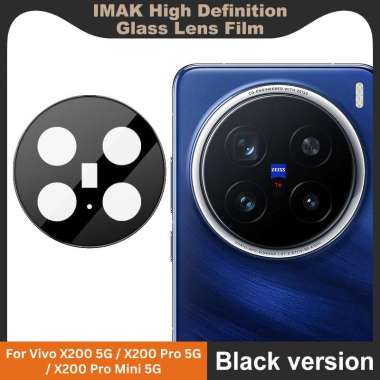 Camera Lens Protector Vivo X200/Pro/Pro Mini (5G) IMAK High Definition X200 Pro Mini 5G Black