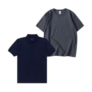 Bundling Buy 1 Get 2 - Jemssky Polo Shirt polos + T-Shirt T-Shirt Navy Navy XL