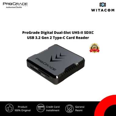 WITACOM - ProGrade Digital Dual Slot UHS-II SDXC USB 3.2 Gen 2 Card Reader