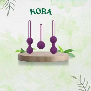Herqowmax Kora Trio Kegel Ball Set ungu