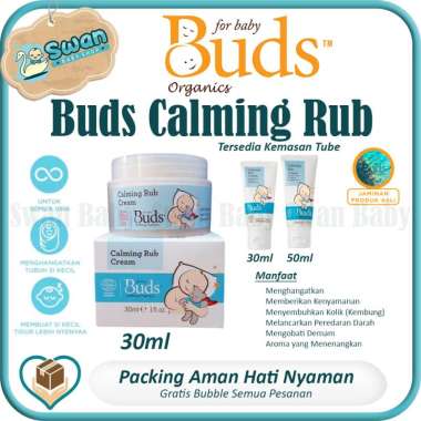 Buds Soothing Organics Calming Rub Cream [30 mL]
