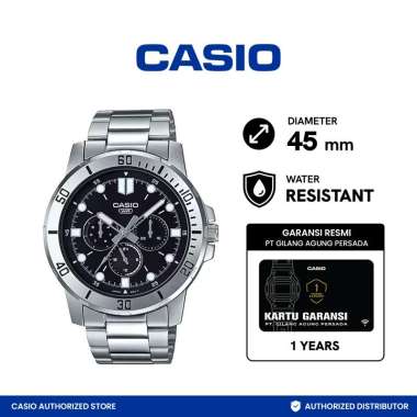 CASIO Jam Tangan Analog Pria [MTP-VD300D-1EUDF] -