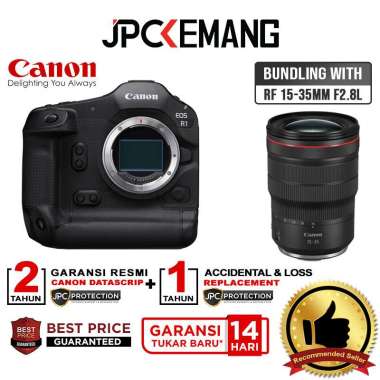JPC KEMANG Canon EOS R1 Body Only Mirrorless Camera Canon R1 Canon EOS R 1 GARANSI RESMI with RF 15-