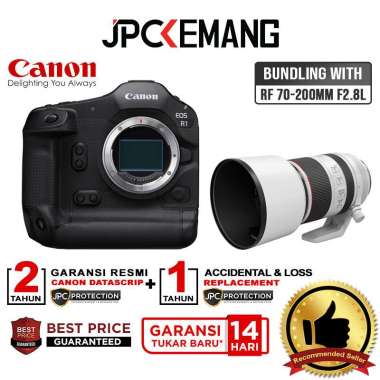 JPC KEMANG Canon EOS R1 Body Only Mirrorless Camera Canon R1 Canon EOS R 1 GARANSI RESMI with RF 70-