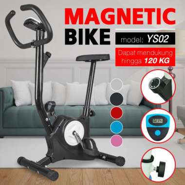 BG SPORT SEPEDA STATIS EXERCISE BIKE SEPEDA FITNES MODEL YS-02 - BLACk