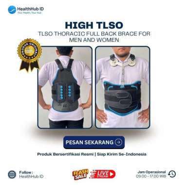 High TLSO - TLSO Thoracic Full Back Brace for Men and Women XL