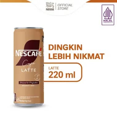 Promo Harga Nescafe Ready to Drink Latte 220 ml - Blibli
