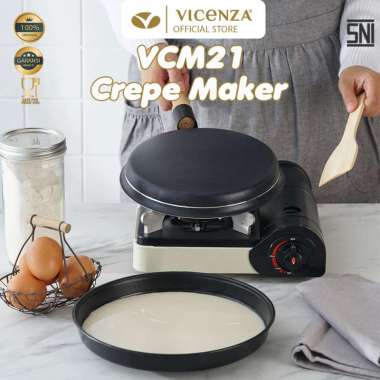 Vicenza VCM21 Crepe Maker Pan black