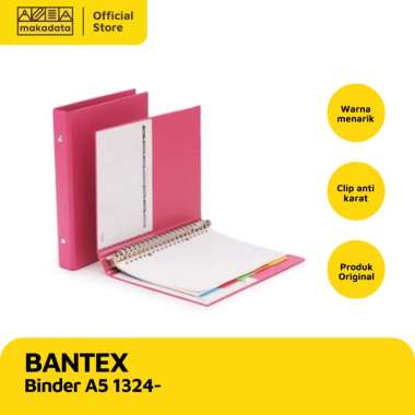 BANTEX BINDER A5 1324-19 PINK