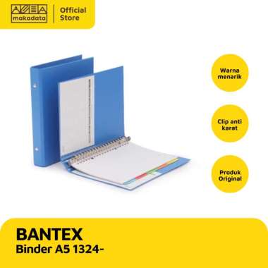 BANTEX BINDER A5 1324-62 BLUEBERRY