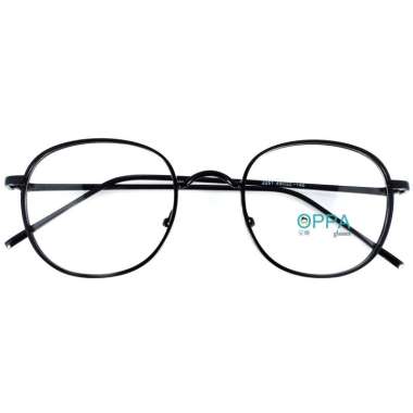 Oppa Glasses OP44 FBL Frame Kacamata Korea Wanita - hitam