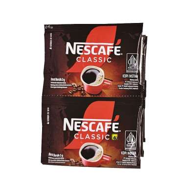 Promo Harga Nescafe Classic Coffee per 10 sachet 2 gr - Blibli