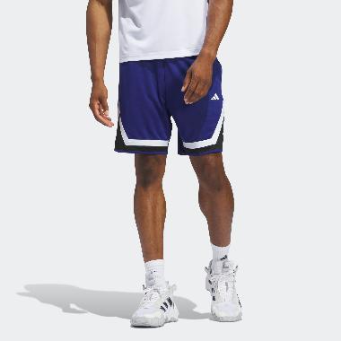 adidas Men Basketball Adidas Pro Block Shorts Celana Pendek Basket Pria [IX1839] A/XL7 victory blue
