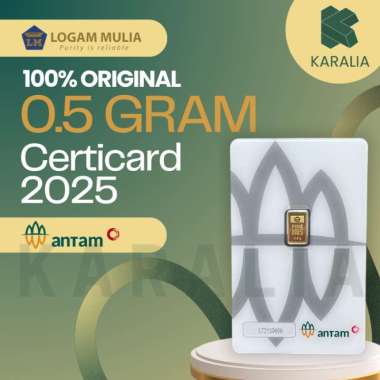 ANTAM LM LOGAM MULIA 0,5 GRAM LOGAM MULIA TERBARU, LOGAM MULIA ANTAM LM EMAS ANTAM 0.5 GRAM 2025