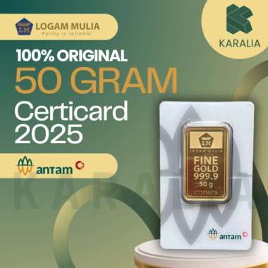 ANTAM LM LOGAM MULIA 50 GRAM LOGAM MULIA TERBARU, LOGAM MULIA ANTAM LM EMAS ANTAM 50 GRAM 2025 2025