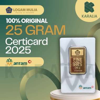 ANTAM LM LOGAM MULIA 25 GRAM LOGAM MULIA TERBARU, LOGAM MULIA ANTAM LM EMAS ANTAM 25 GRAM 2025