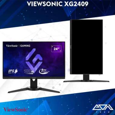 ViewSonic XG2409 Monitor (24"/FHD/IPS/180Hz/1ms/2xHDMI/DP/FreeSync/G-Sync/HDR10/Ergonomic) Packing s