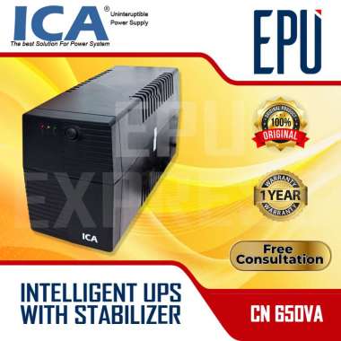 UPS ICA CN650 650VA 325 Watt with AVR Stabilizer ICA UPS CN 650 Bubble