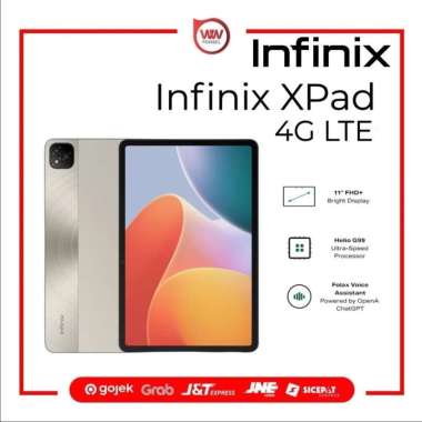 Tablet Infinix Xpad 4G Ram 4GB Internal 256GB Garansi Resmi Gold