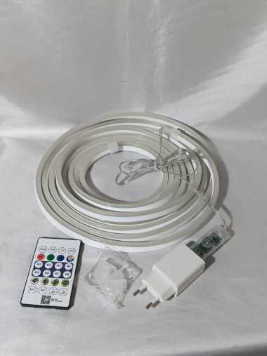 Lampu Hias Neonflex Running USB RGB LED Strip Neon Flex Lampu Selang Fleksibel 5 Meter APP Control +