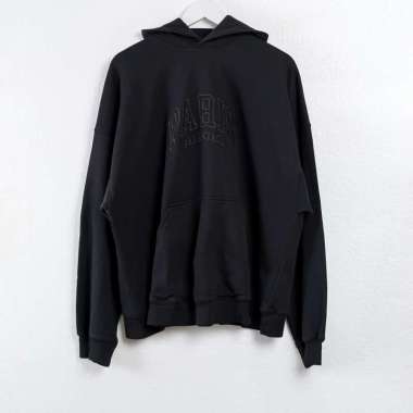 Hoodie BALENCIAGA PARIS ALL BLACK HOODIE 100% ORIGINAL 1