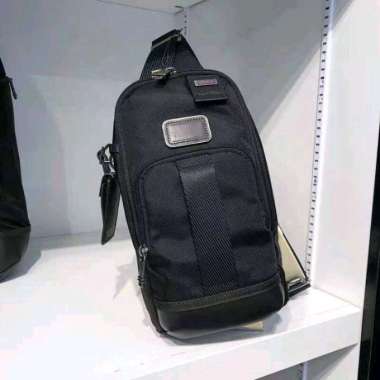 Tumi Fife Slim Sling Black Bag - Tas Selempang Pria