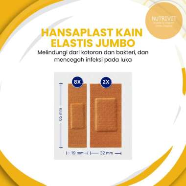 HANSAPLAST KAIN ELASTIS JUMBO 10 lembar (eceran)