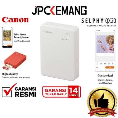 JPC KEMANG Canon SELPHY Square QX20 Compact Photo Printer Canon SELPHY QX 20 GARANSI RESMI Sand Whit