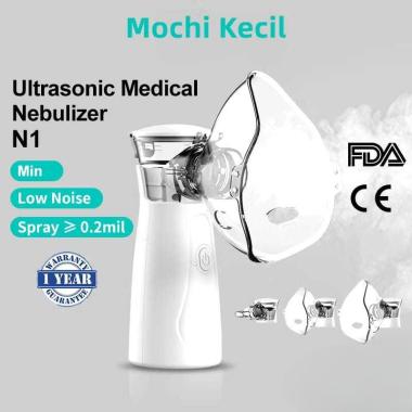 Medical Mesh Nebulizer Alat Uap Bantu Pernafasan Asma Inhalasi