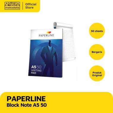 PAPERLINE BLOCK NOTE GARIS A5 50LB @5 (240)