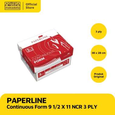 PAPERLINE CONTINUOUS FORM 9 1/2 X 11 NCR 3PLY