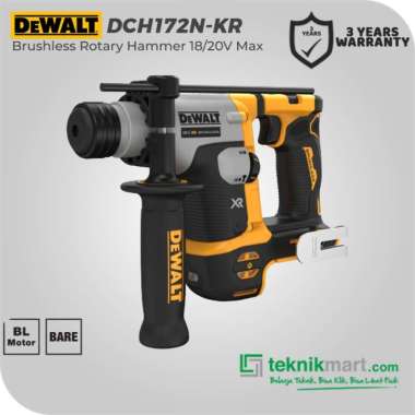 Dewalt Brushless Rotary Hammer / Bor Beton Baterai 18/20V Max DCH172N-KR (Unit Only)