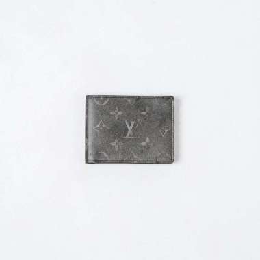 Dompet LOUIS VUITTON LV MONOGRAM GRADIENT GREY GALAXY LEATHER SLENDER WALLET 100% ORIGINAL 11X8CM