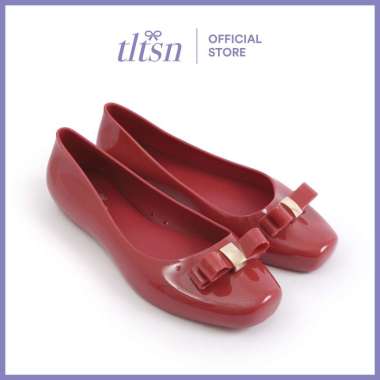 TLTSN IVANKA Flatshoes Sepatu Jelly Wanita Maroon [TSN0002216.C0020] 37 Maroon