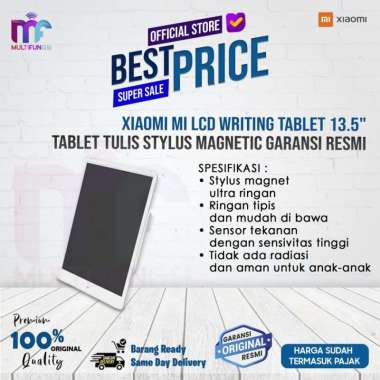 Xiaomi Mi LCD Writing Tablet 13.5" / Tablet Tulis Stylus Magnetic Garansi Resmi