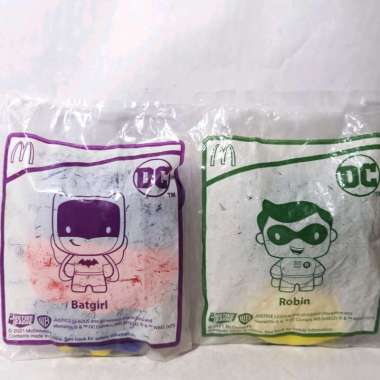 Boneka Ganci Robin Batgirl Dc Comics Mcd Happy Meal Plush Doll Toys