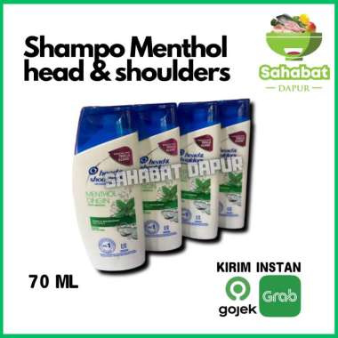 Shampo Head & Shoulders Menthol Mint 70ml/ Shampo Anti Ketombe - Sahabatdapur