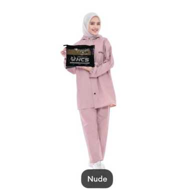 Jas Hujan Merk HCS Ori 100% jas hujan HCS Nude