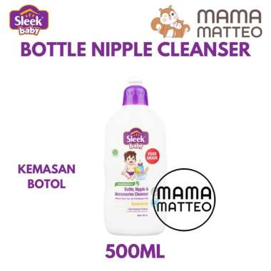 SLEEK Baby Bottle Nipple & Accessories Cleanser Botol 500ml / Sabun Botol Susu Alat Makan Bayi Btl N