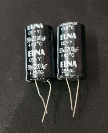 Elco Capacitor 2200uf 50v Elna - Original